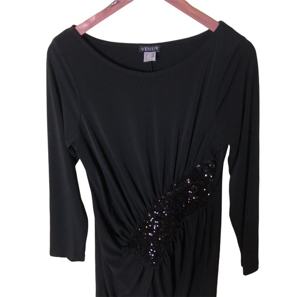 Little Black Dress, Classic 80s Style Size Large - Picture 2 of 6